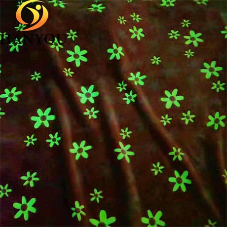 Patrún Bláthanna Red Starfish Flannel Flannel Coral Plush Plush Glow Fabraic Luminous Minky sa Fabraic Dark Lomra